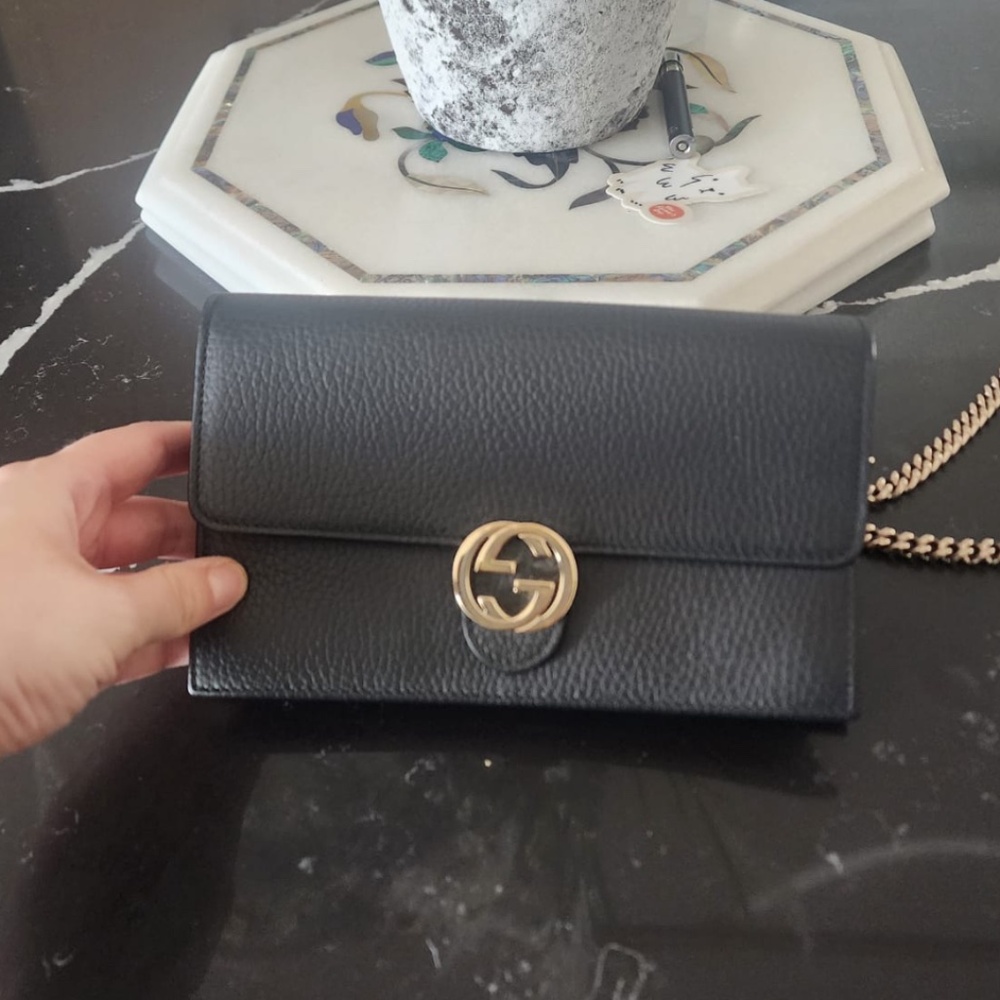 Gucci Crossbody with Gold Accents